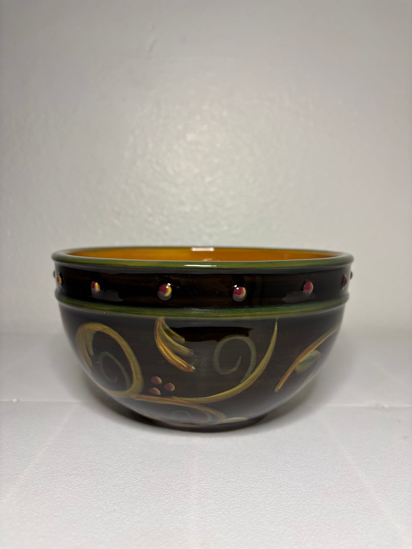 Chocolate Berries Bowl & Plate Set – 2003 Deb Hrabik for Demdaco