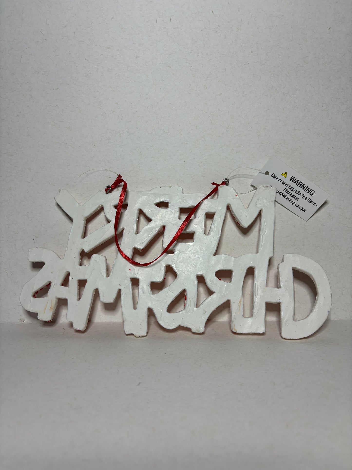 Merry Christmas Hanging Holiday Sign Decoration