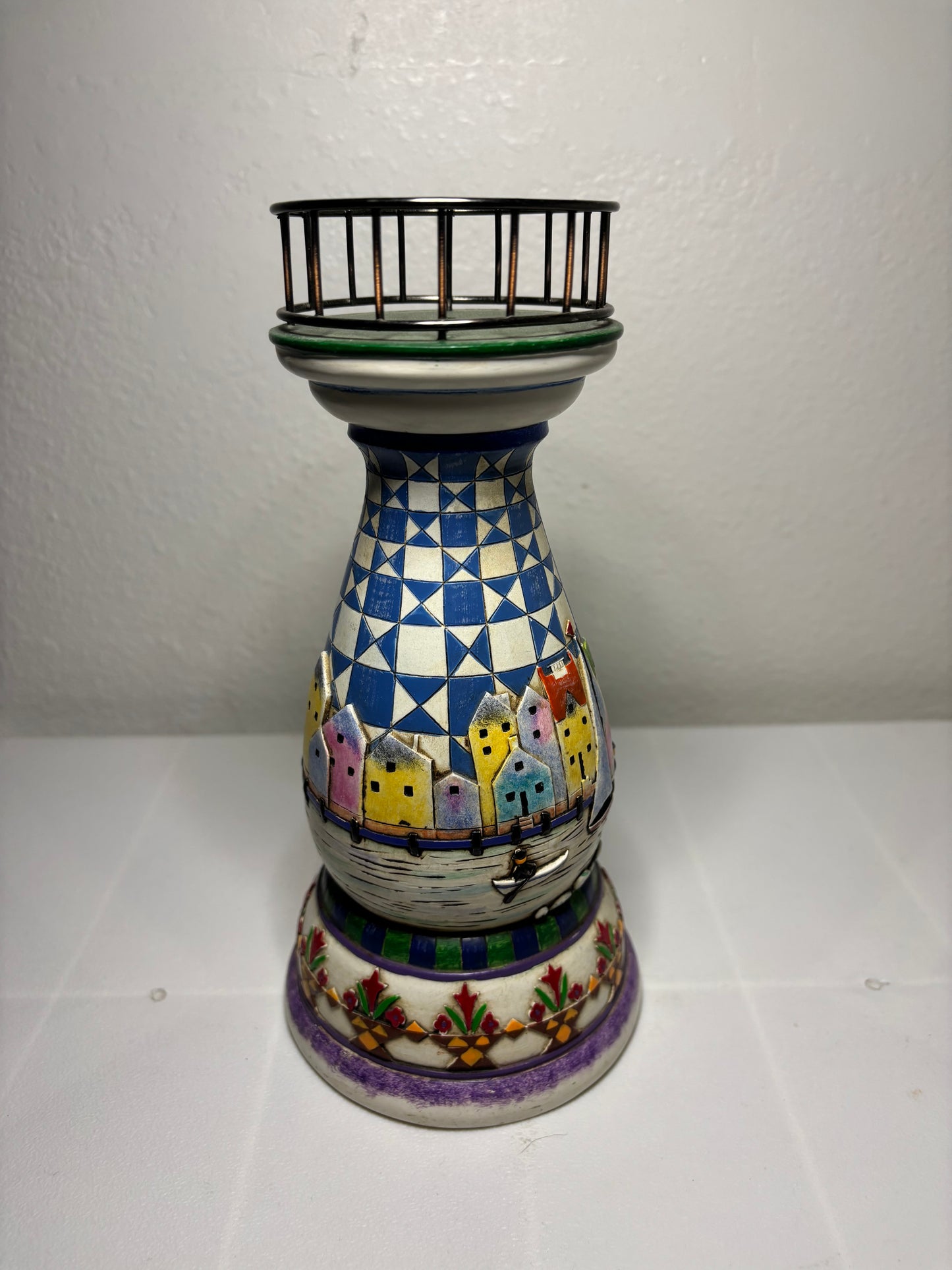 Jim Shore Coastal Lighthouse Figurine – Hand-Painted Seaside Village Scene