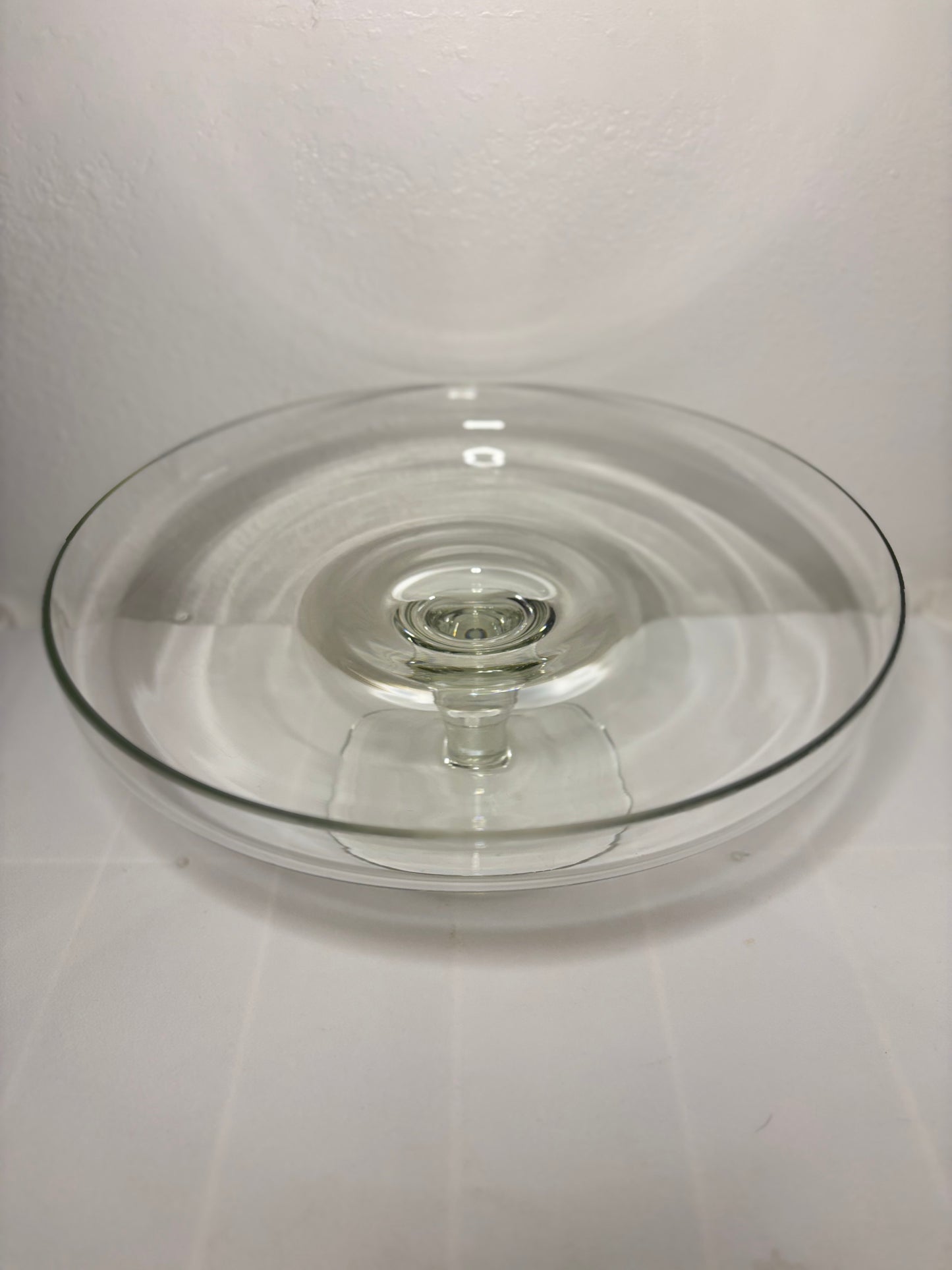 Heavy Glass Cake Stand with Dome – 10” x 10” x 12” – 5.8 lbs