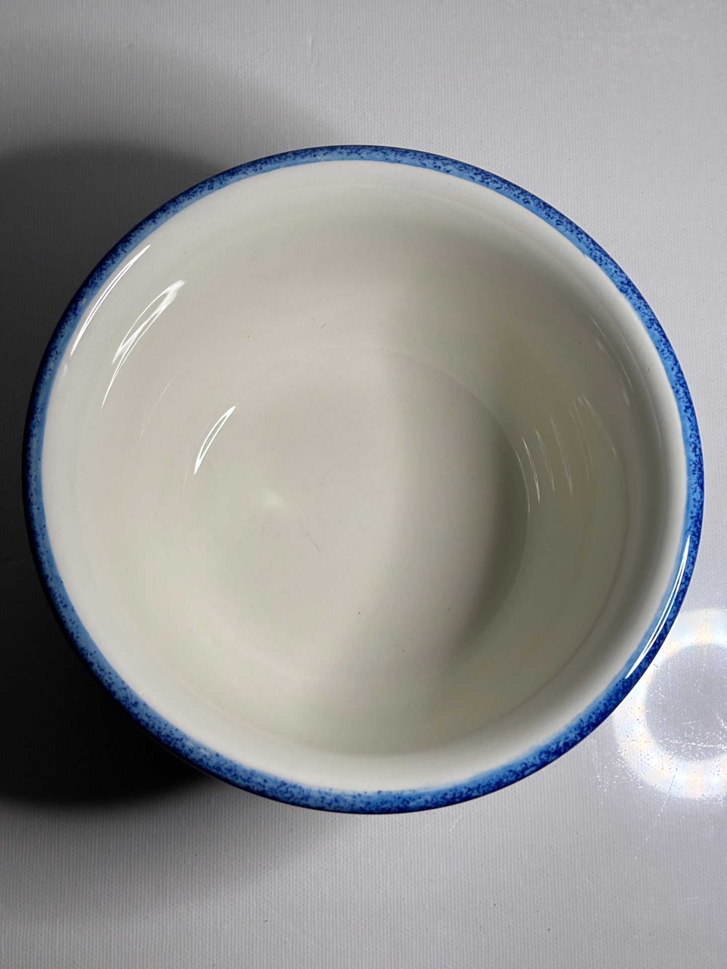Festive Blue Snowman Bowl – 6"x6"x4"