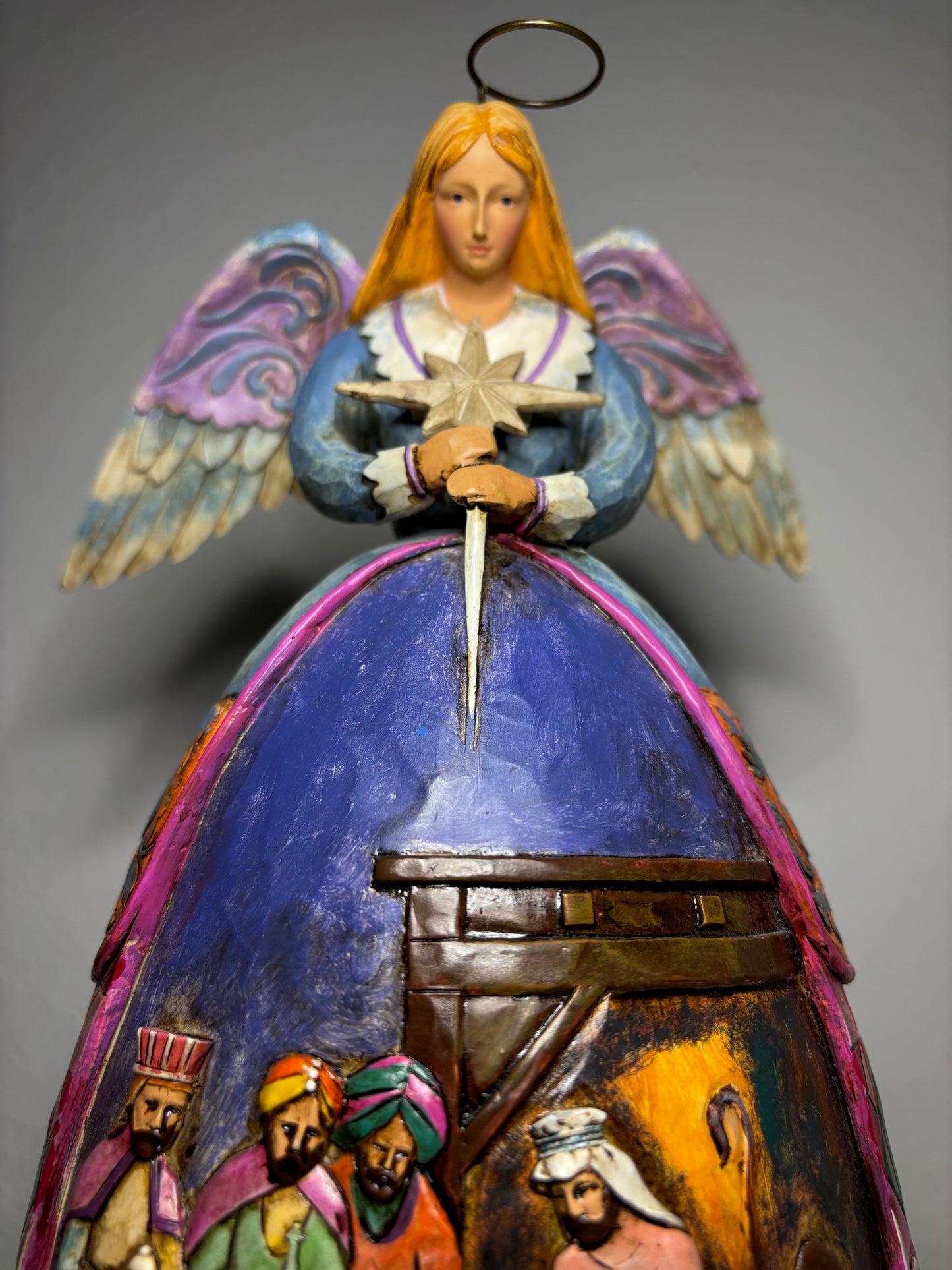 Jim Shore “A Star Shall Guide Us” Nativity Angel – Retired 11” Figurine