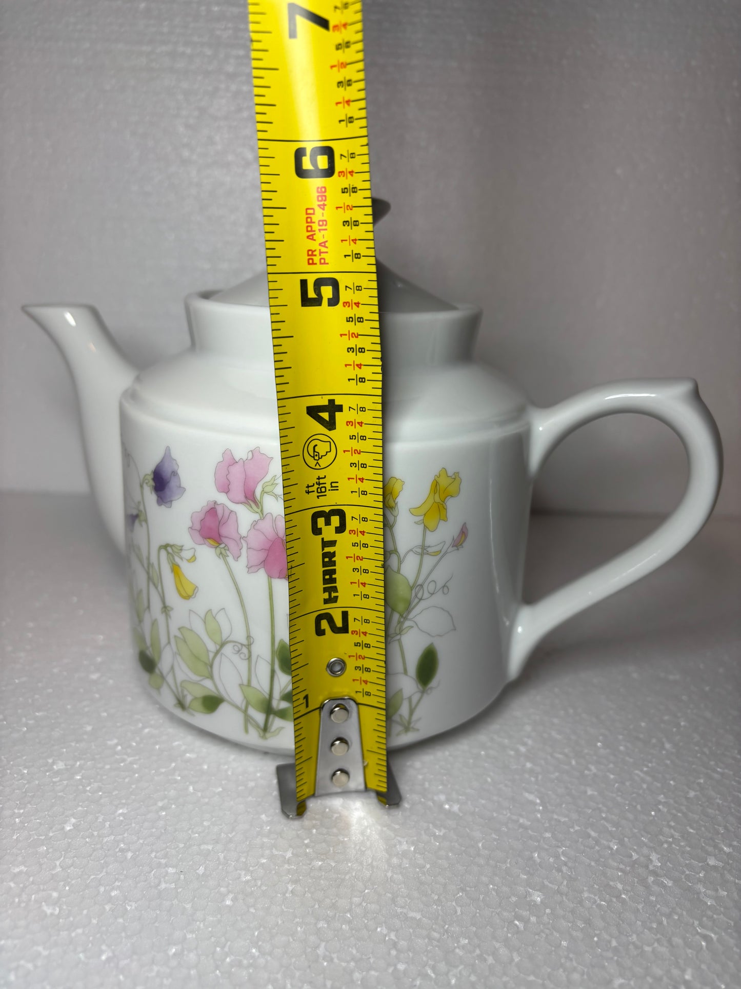 Vintage Noritake Sweet Pea Porcelain Teapot