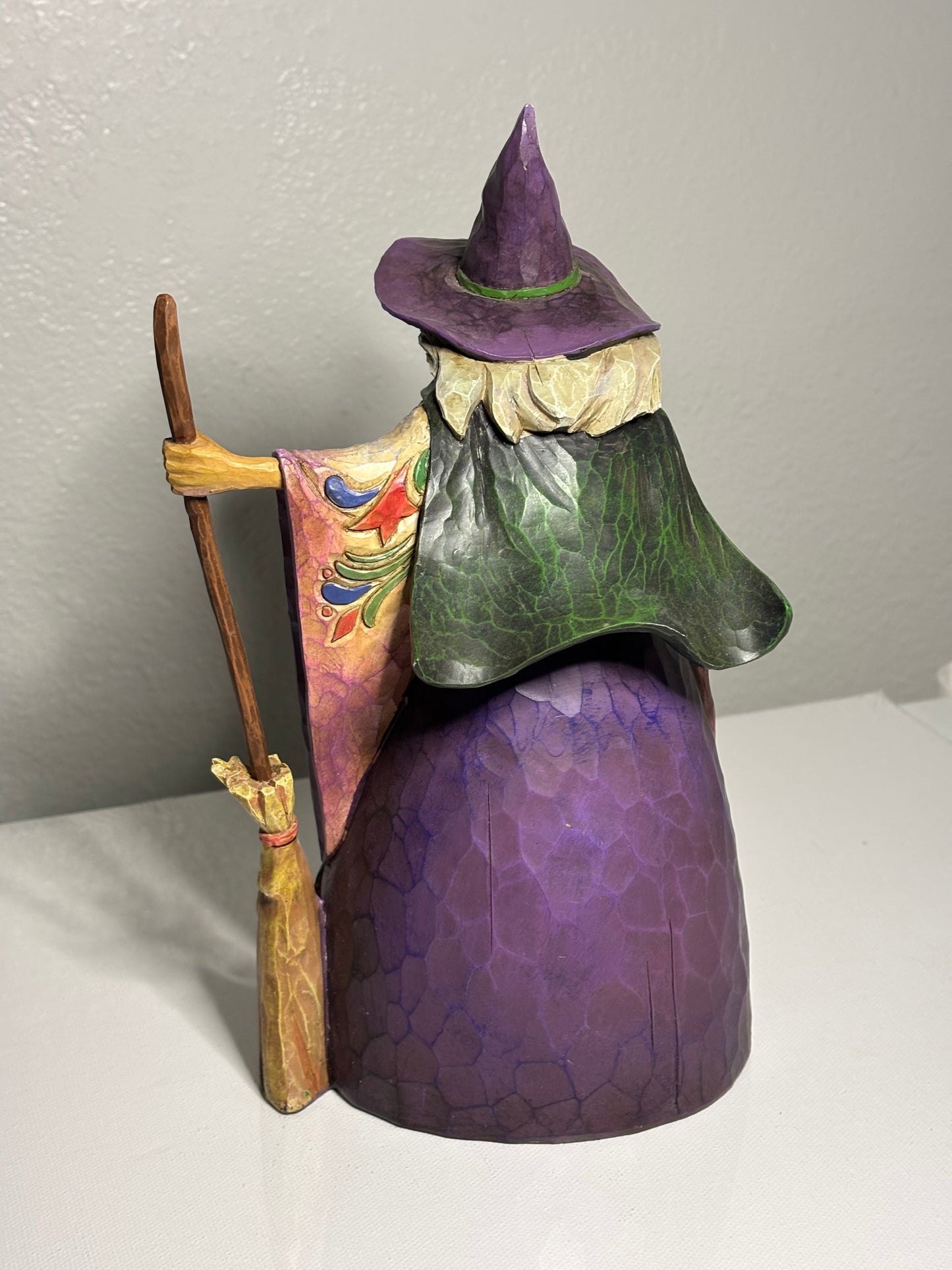 Jim Shore Heartwood Creek Witch Figurine – Halloween Graveyard Scene, 10" Tall