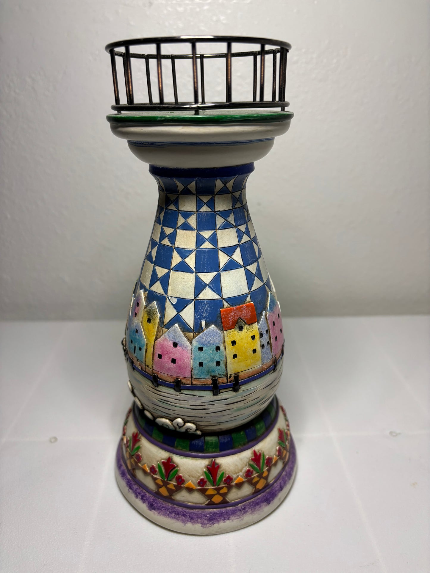 Jim Shore Coastal Lighthouse Figurine – Hand-Painted Seaside Village Scene