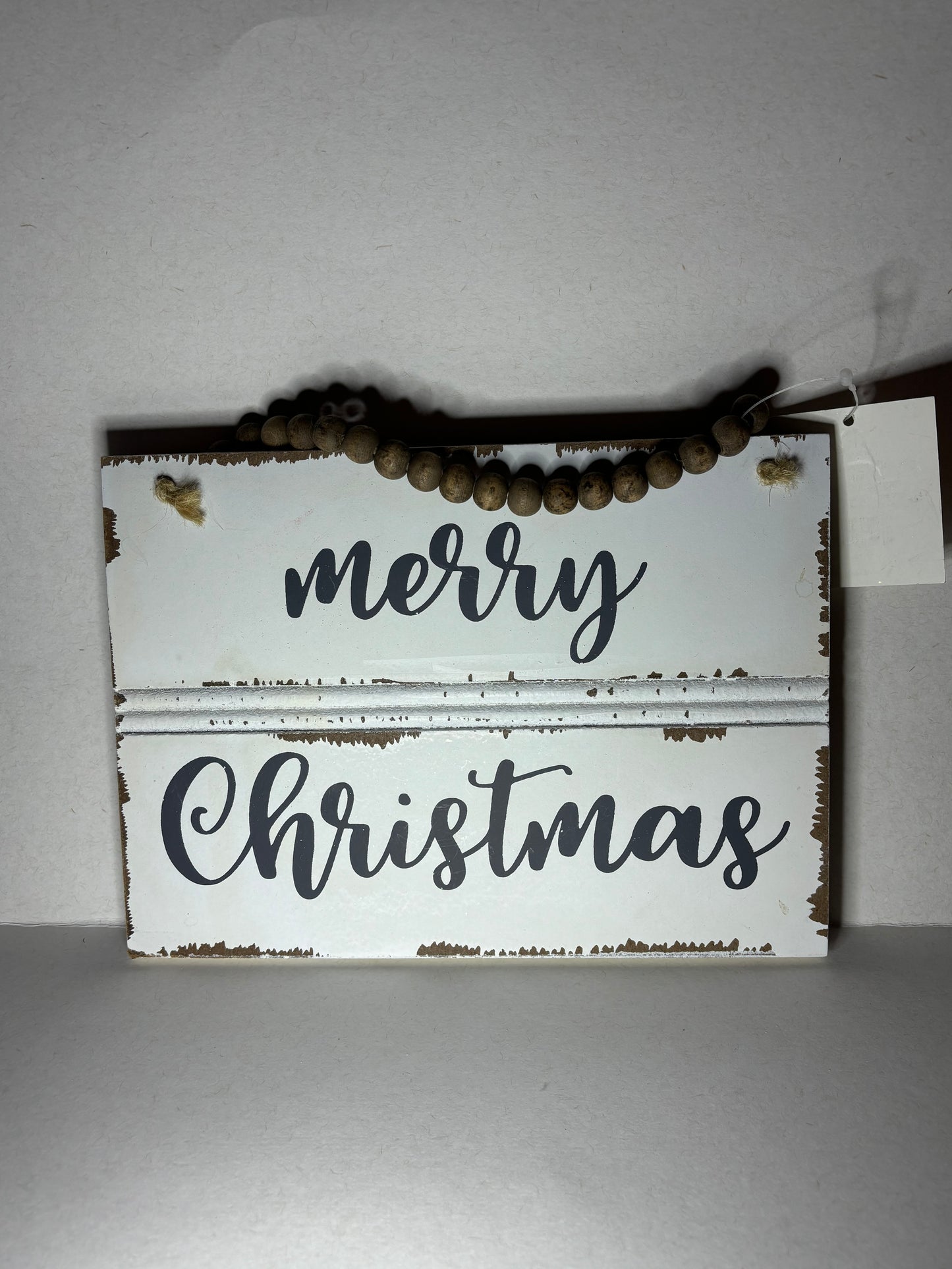 "Merry Christmas" Rustic Wall Sign