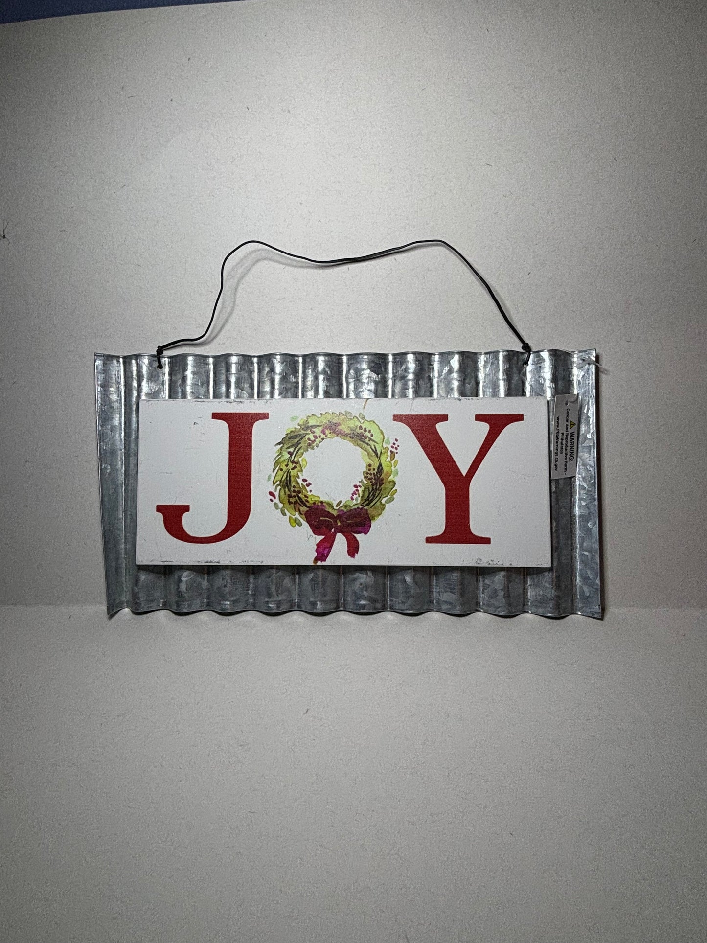 Rustic "Joy" Holiday Wall Sign