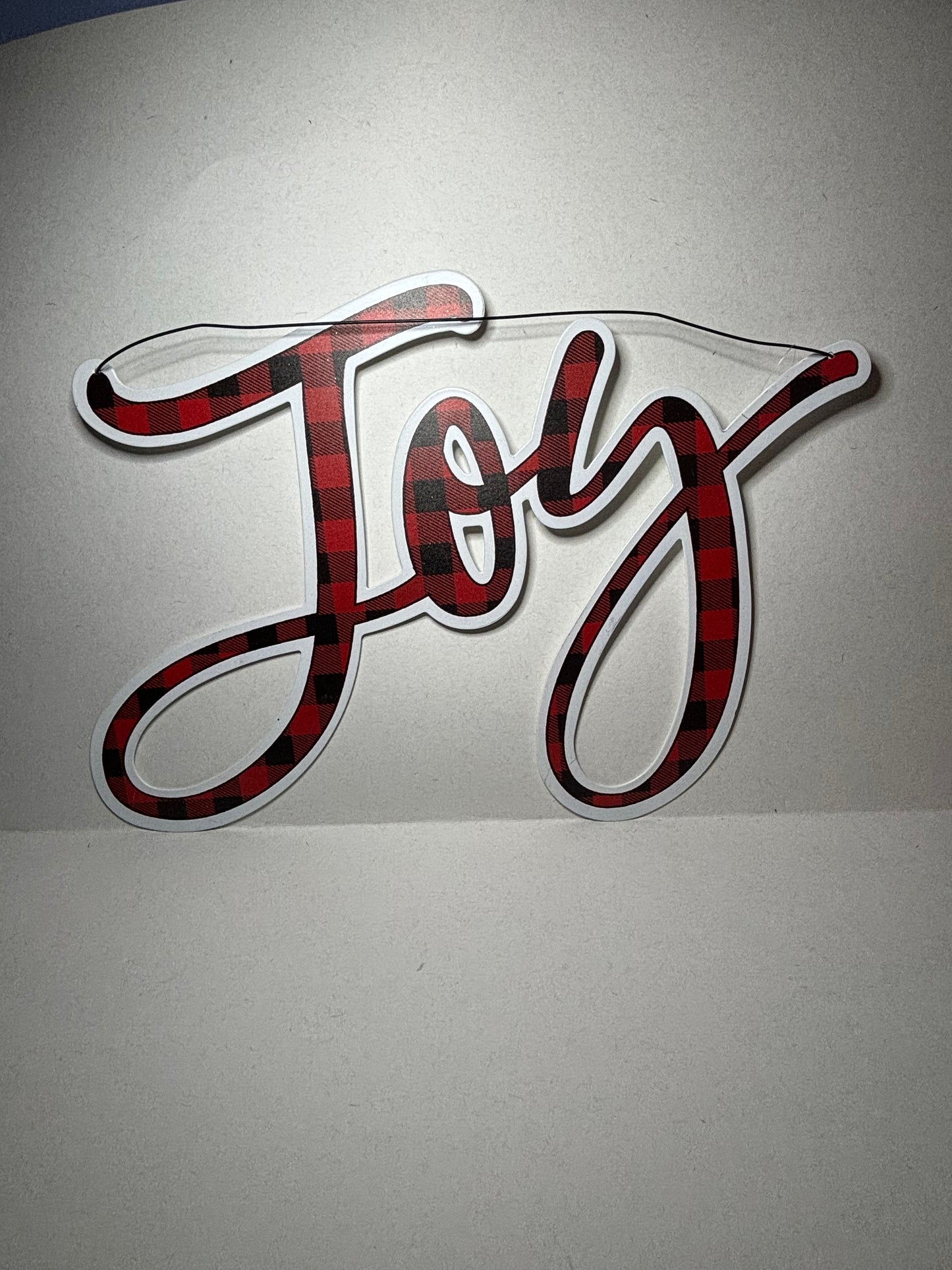 Holiday Joy Metal Hanging Sign