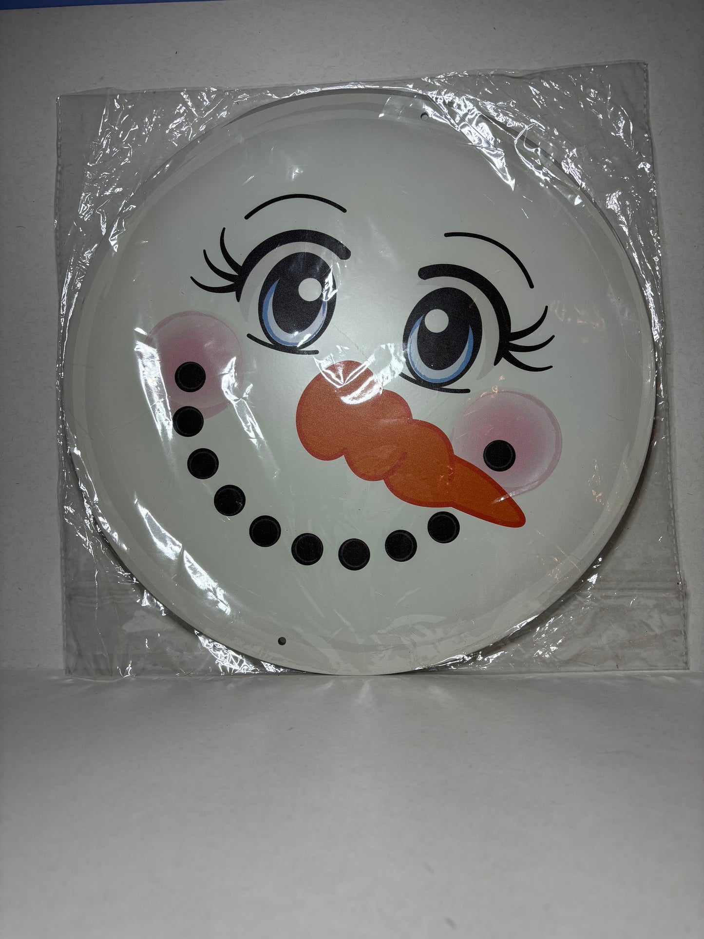 Metal Snowman Face Plate
