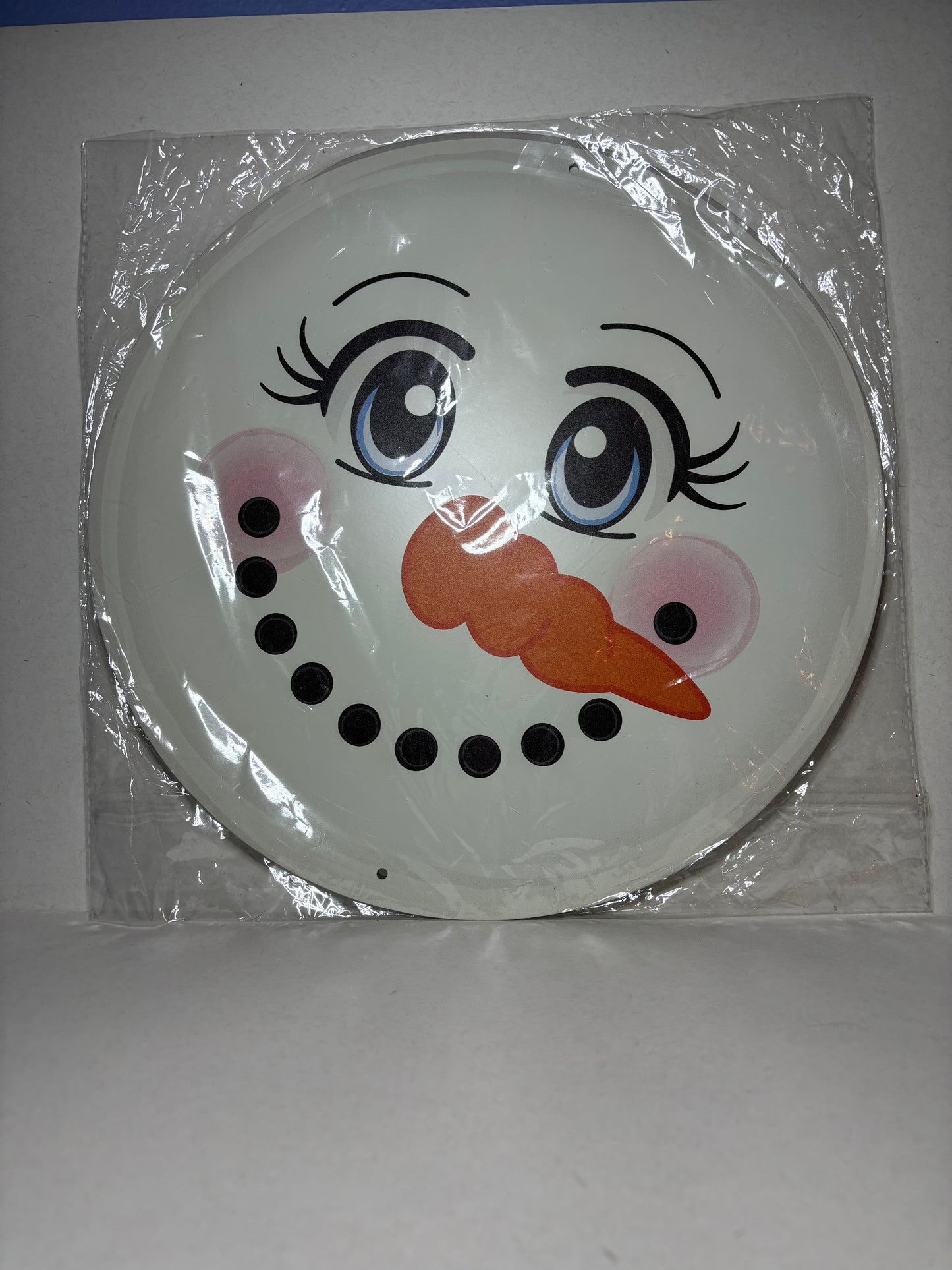 Metal Snowman Face Plate