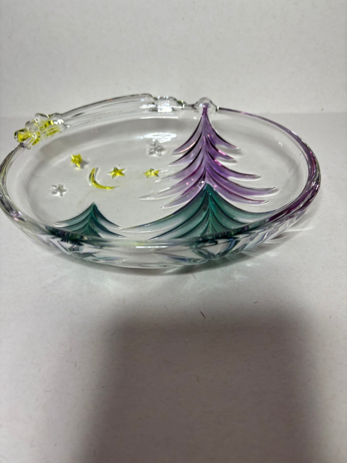 Starlight Oval Holiday Decorative Bowl