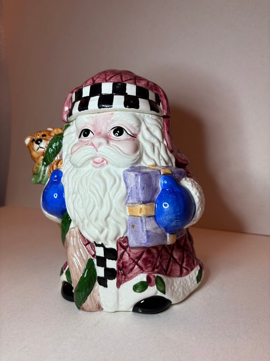 Santa Claus Ceramic Cookie Jar