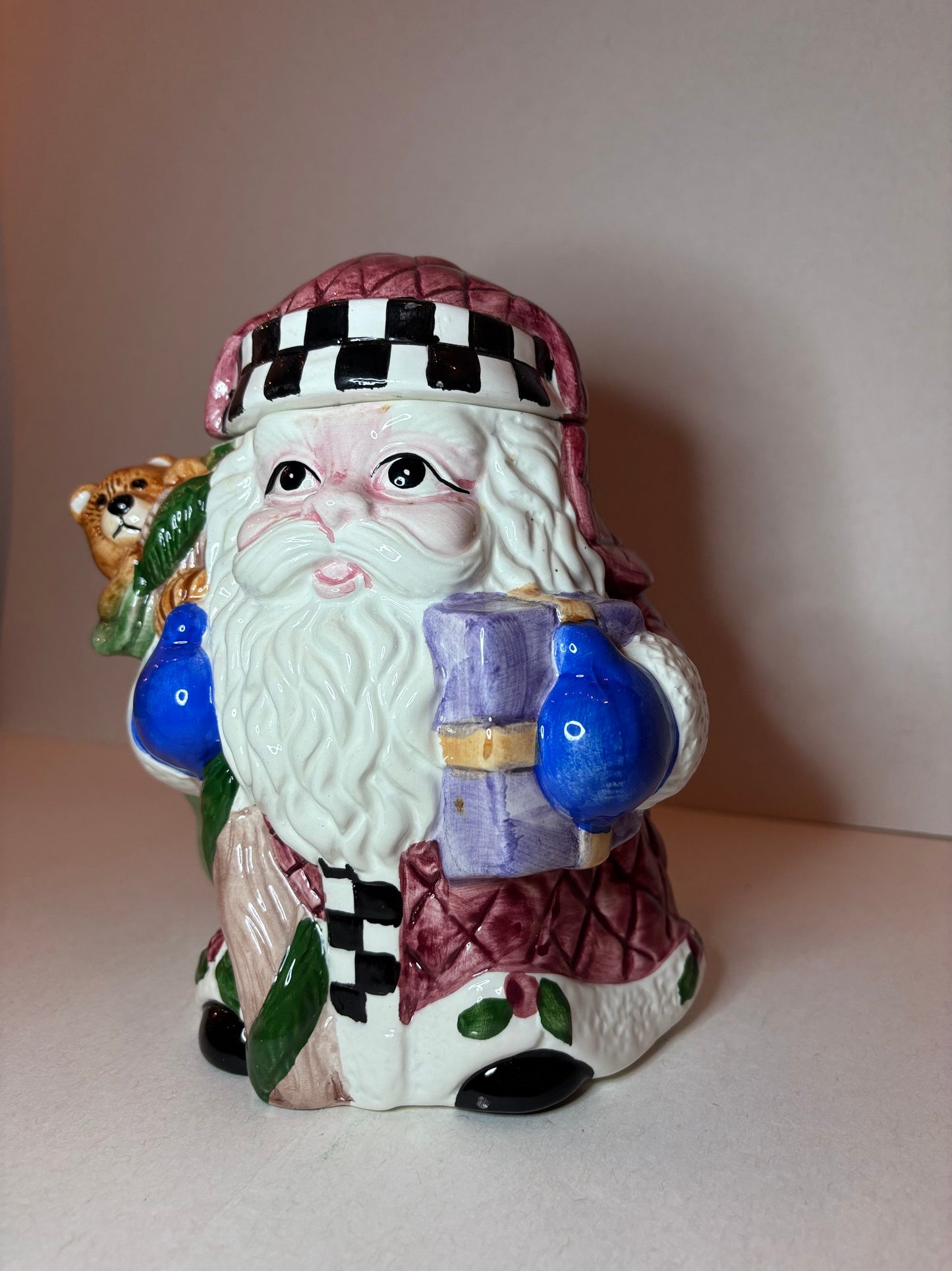 Santa Claus Ceramic Cookie Jar