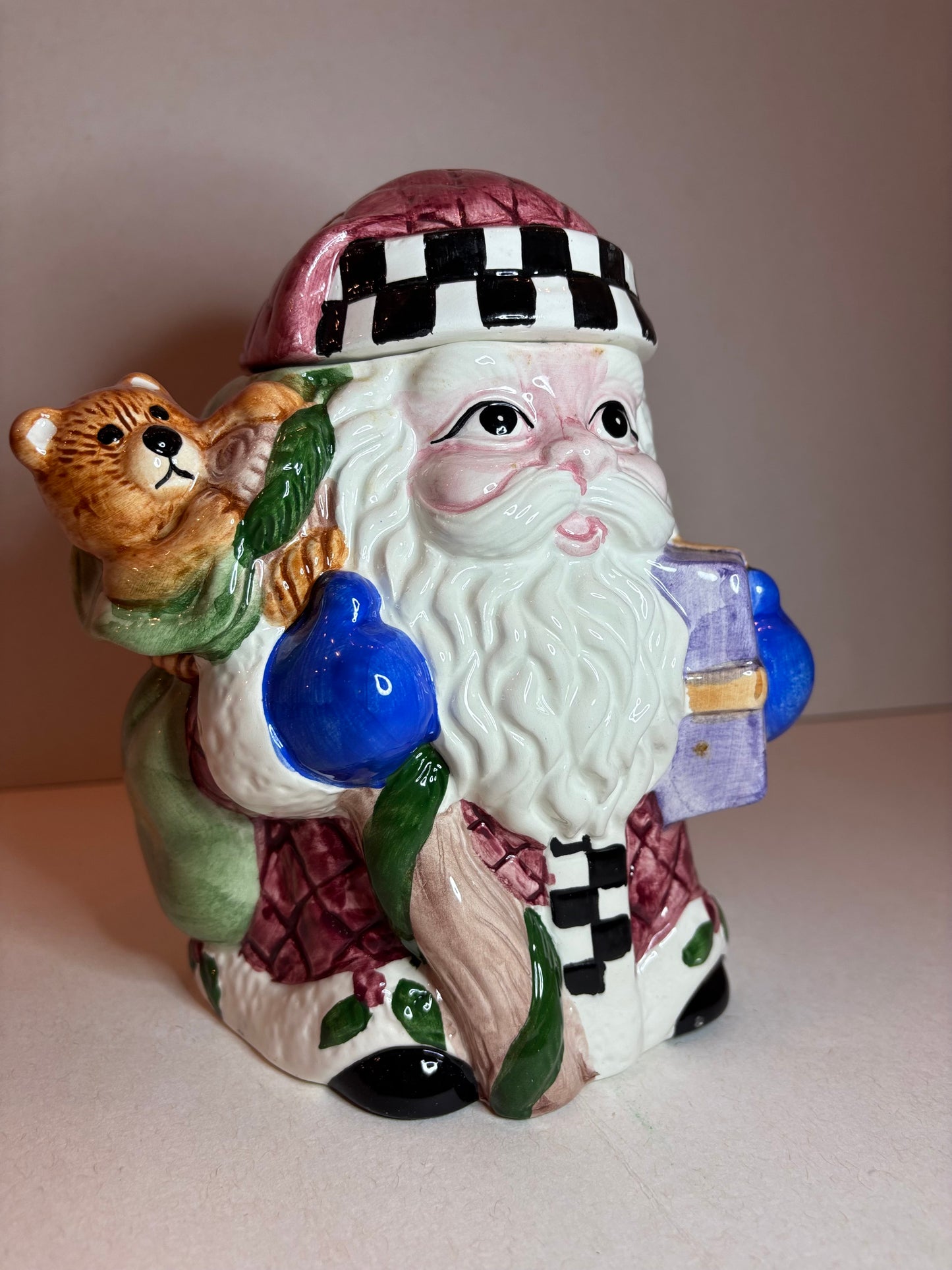 Santa Claus Ceramic Cookie Jar