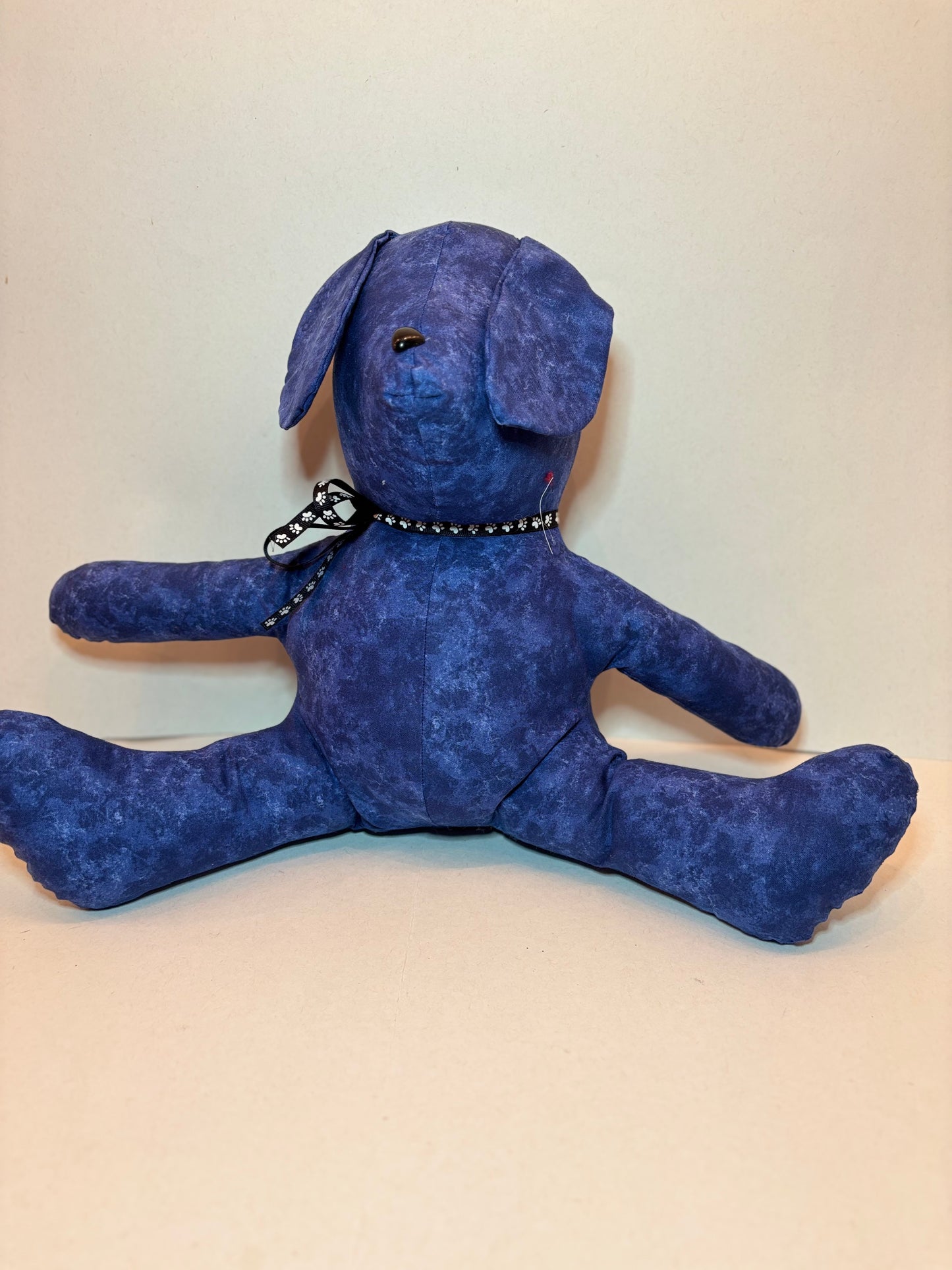 18" Blue Stuffed Puppy