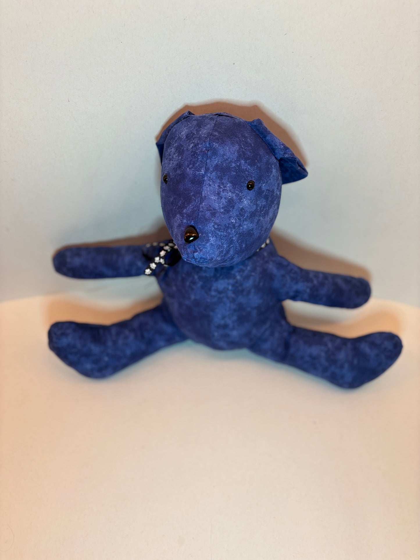 18" Blue Stuffed Puppy