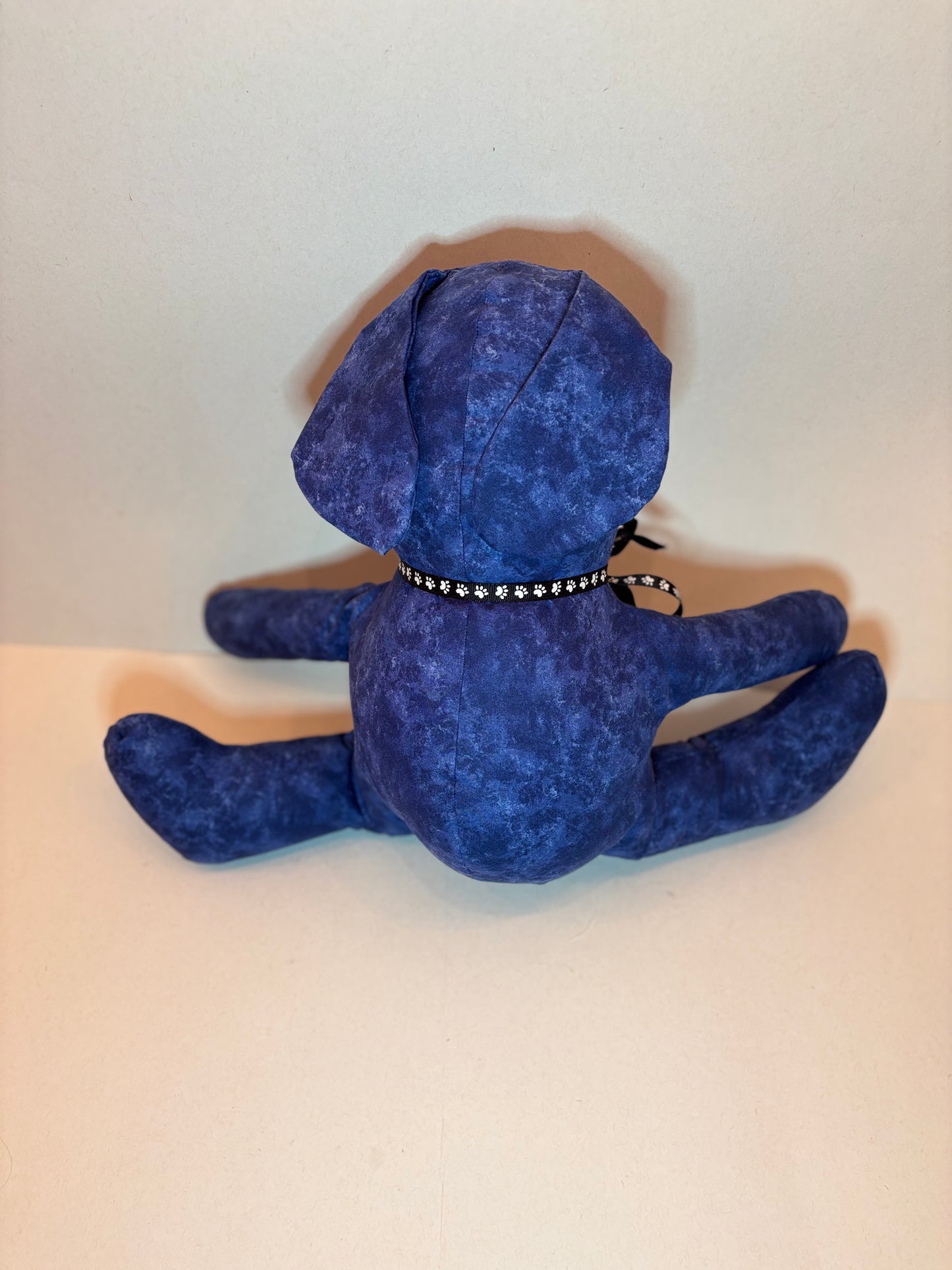 18" Blue Stuffed Puppy