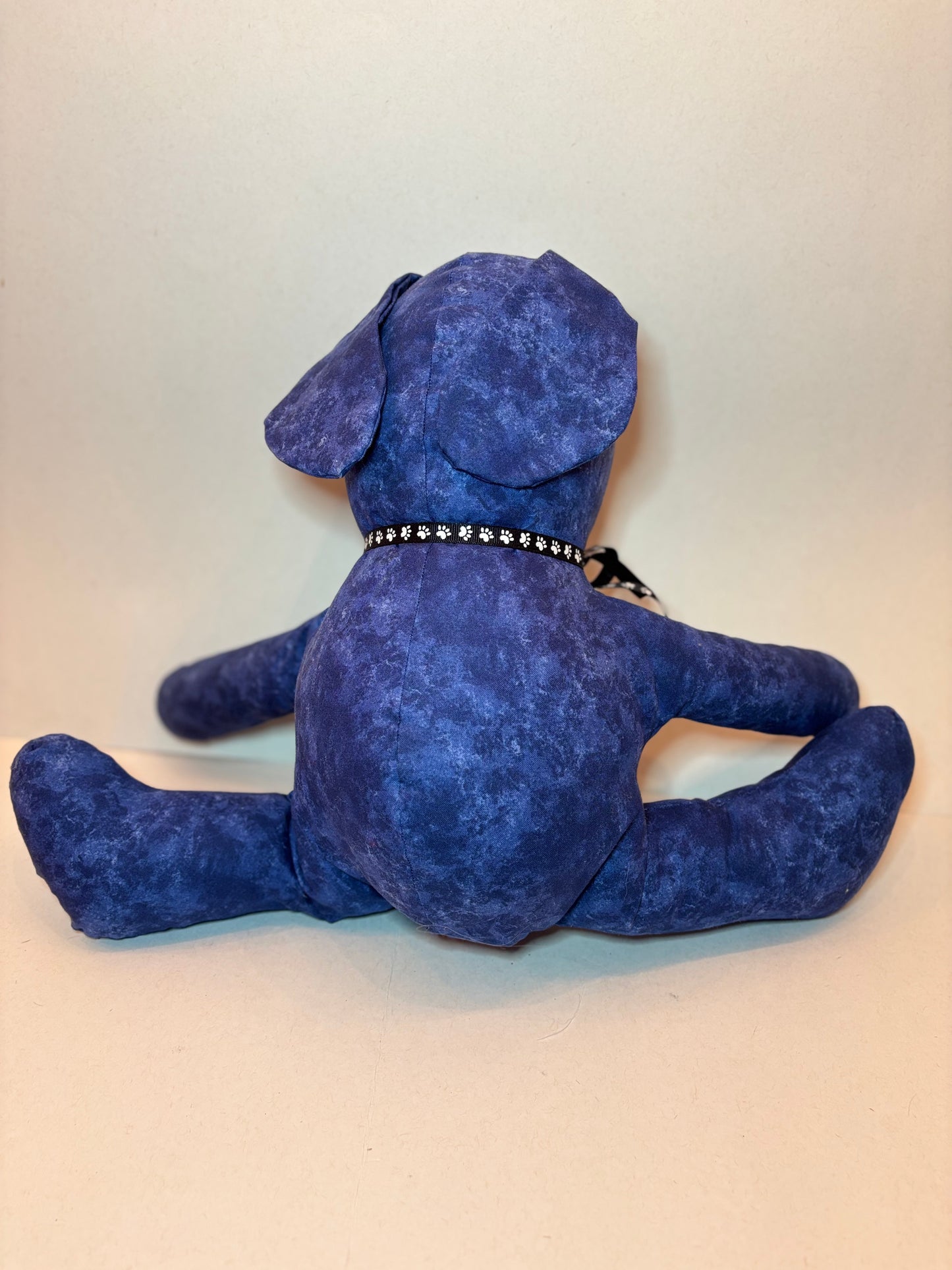 18" Blue Stuffed Puppy